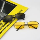 Classic Sunglasses 2019 Stainless Steel Driving Night Vision Sun glasses for Men