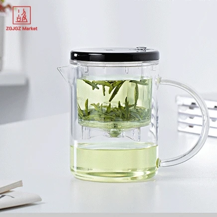 ZGJGZ Portable Elegant Teapot Travel Office Tea Pot Set Heat Resistant Glass Handgrip Tea Cup With Tea Infuser 350ml, Transparent
ZGJGZ Portable Elegant Teapot Travel Office Tea Pot Set Heat Resistant Glass Handgrip Tea Cup With Tea Infuser 350ml, Transparent