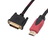 1.5m factory price 1.4V gold plated HDMI to DVI cable for LCD DVD HDTV XBOX PS3 High speed hdmi cable