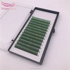 Star color silk eyelash extensions many colors silk individual lashes