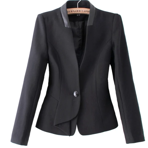 MS70607L Wholesale office lady formal bussiness suits slim fit ladies woolen tunic suits