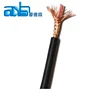 double core PVC insulation cotton filling copper wire braided XLPE creened and jacket signal cable, communication XLPE cable