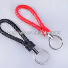 Factory Hot Sell Handmade Fashion Braided Leather Keychain