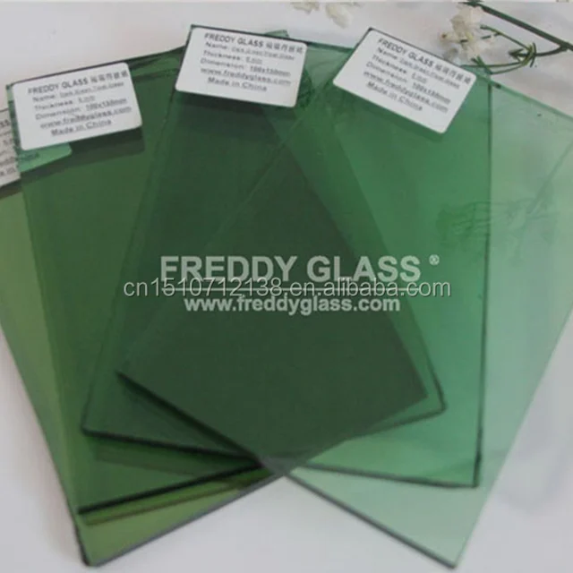 3mm-10mm tinted float glass, bronze tinted glass, french green
