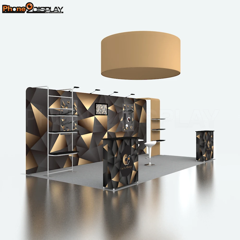 quick setup aluminum modular exhibition booth design portable