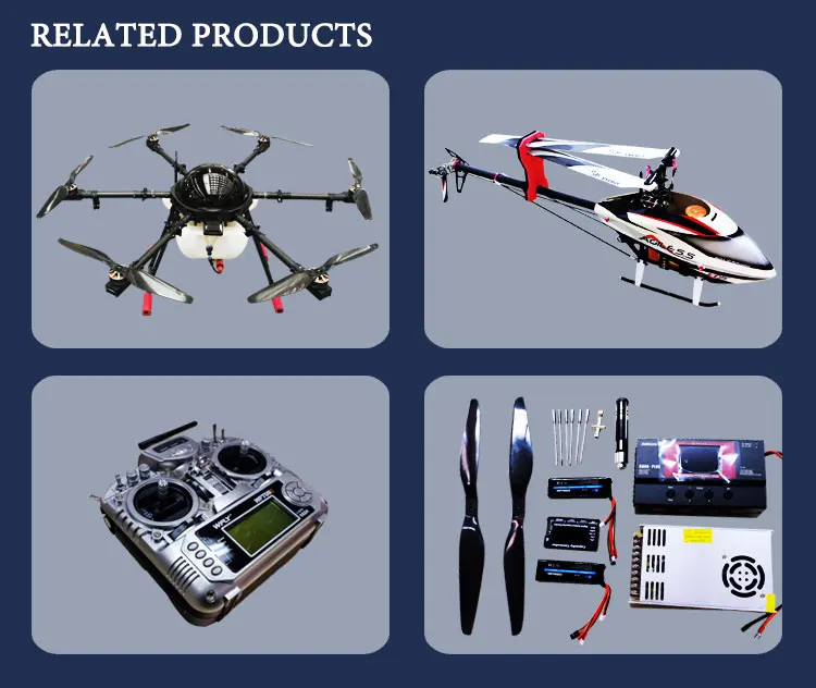 Unmanned multi-rotor agriculture drone helicopter