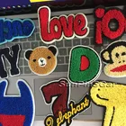 High quality custom made iron on embroidered chenille patch for garment