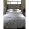 Cotton plain embroider bedding and bedlinen for hotel bedding set small bag with zipper