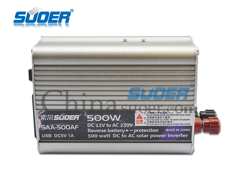  Suoer Low Price Solar Inverter 12v 220v 500W Power Inverter with CE ROHS  