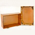 Waxed kraft paper packaging box frozen food bulk custom printed packaging