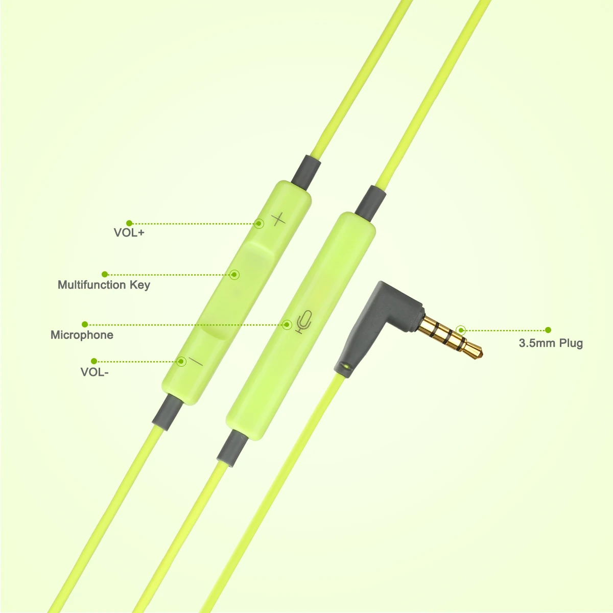 Pisen Ear-hook Sports Earphones Noise Cancelling R100 - ANKUX.COM