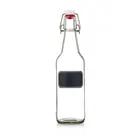 800ml blue alcohol glass bottle 75cl wine clear