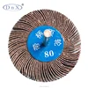 abrasive flap wheels with shaft for hand grinding