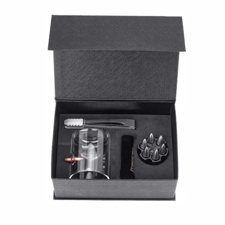 Color Box Stone Wooden Box Custom Printed Whiskey Glass Gift Set, Clear 
Color Box Stone Wooden Box Custom Printed Whiskey Glass Gift Set, Clear