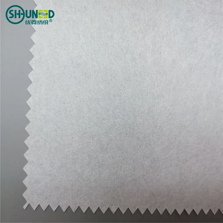 SGS Wet Laid Embroidery Backing Paper Tear Away Non Woven Fabric Roll for Embroidery Products