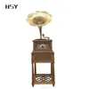 High quality retro phonograph antique gramophone wooden turntable with bluetooth