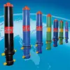 simple effect 5 sections hydraulic cylinders for hoppers