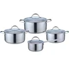 qana professional stainless steel cookware casserole pots cooking sets