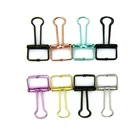 High Quality Sheet Metal Colored Binder Paper Clips For Office And School Use