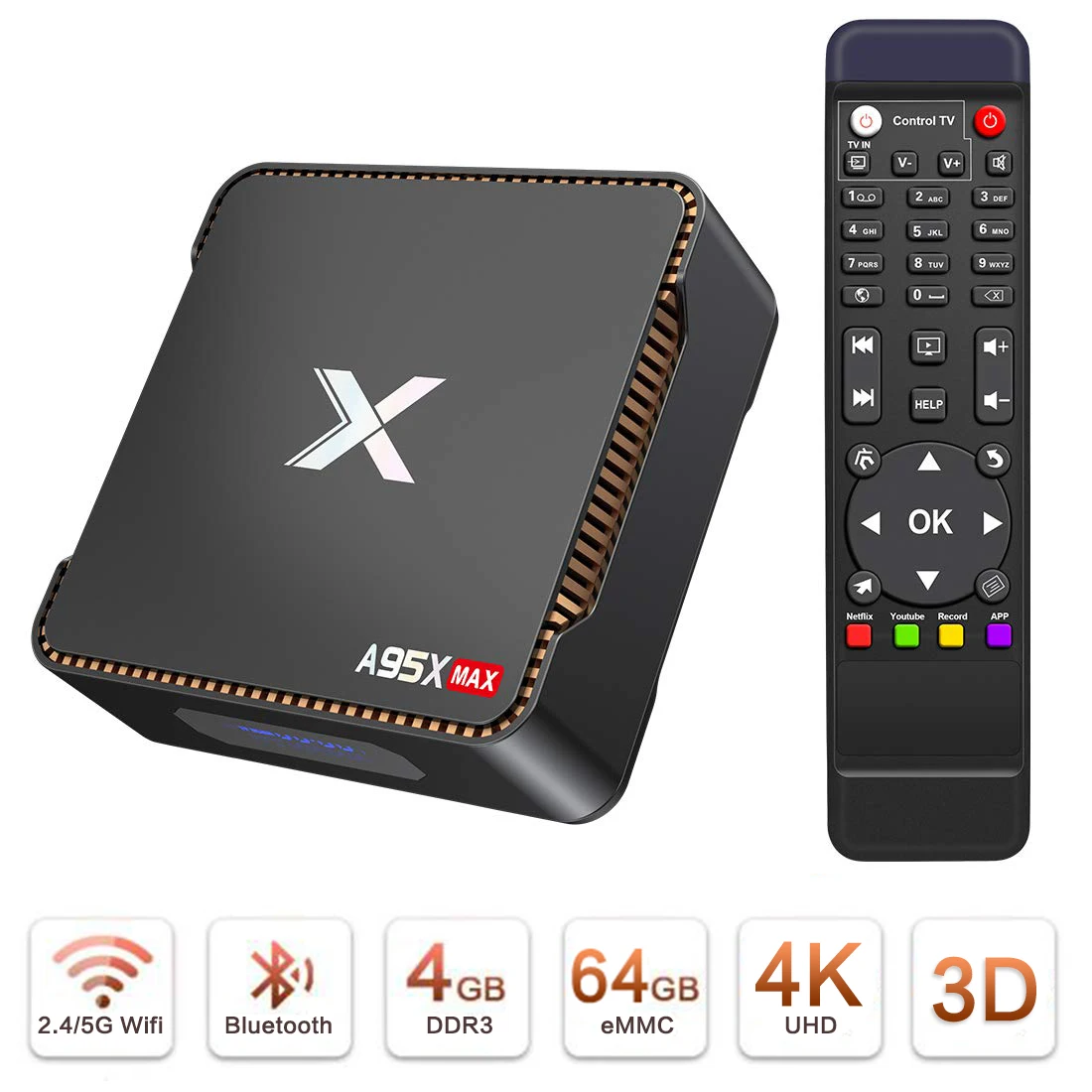 Android Tv Box A X Max Amlogic S X Quad Core Gb Ram Gb Rom