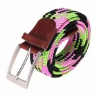 Wholesale custom webbing canvas belt woven belt for men women