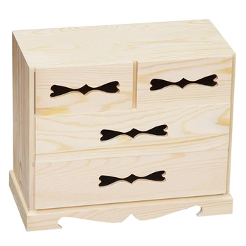 Customized 3 Layer Unfinished Wooden Storage Box With Drawer Buy