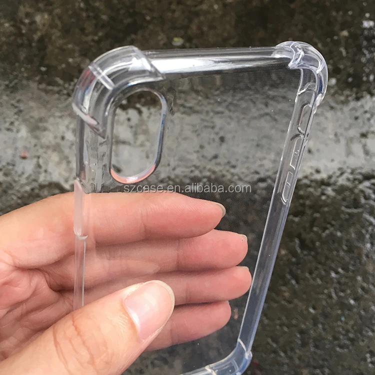 

High Clear Airbag Cheap Price Shockproof Transparent TPU Cell Phone Cover Case for Iphone X
