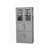 Knock down Office glass front locking cabinet/glass front storage cabinet/office glass wall cabinet with two drawers