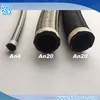 AN20 20AN -20AN BLACK NYLON STAIBNLESS STEEL BRAIDED CPE OR NBR RUBBER OIL FUEL WATER GAS RADIATOR LINE HOSE FOR RACING CAR