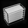 clear acrylic electronic cigarette display case with lock