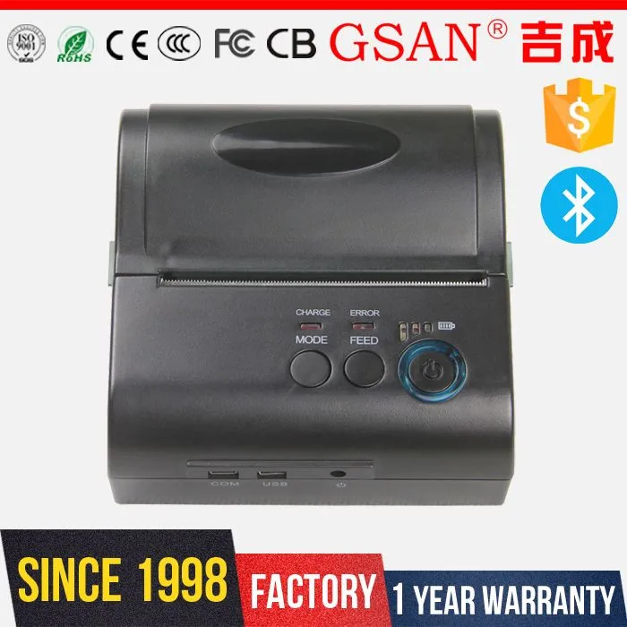 GS-80B 80ミリメートルbluetoothプリンタポータブルサーマルプリンター仕入れ・メーカー・工場