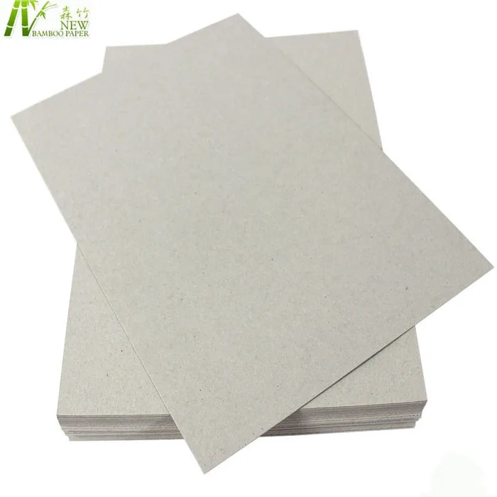 Top quality cardboard sheets recycled grey paper straw board
