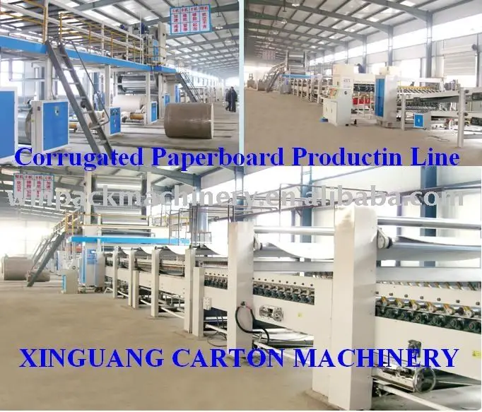 corrugated cardboard box production line