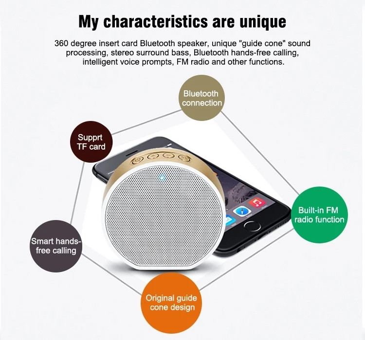 New arrivals electronic gadgets a60 bluetooths mini speaker wireless audio - ANKUX.COM