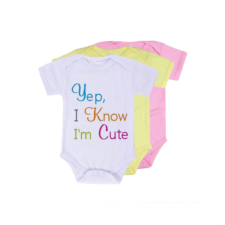 Wholesale Summer Infant Clothes Short Sleeve Cute Pattern Baby Onesie, Picture
Wholesale Summer Infant Clothes Short Sleeve Cute Pattern Baby Onesie, Picture
