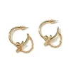 New products 2019 silver 925 or 18K gold filled jewelry hoop earrings