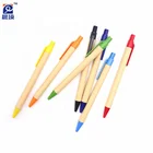 Eco-friendly ball pen recycled kraft paper pen with custom logo
