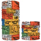 Ginzeal Head Blank Polyester Fabric Soild Red Motorcycle Bandana