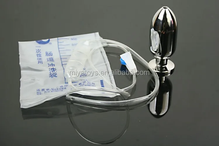 Stainless Steel Anal Dilator Plug Butt Catheter Enema Syringe Gay Sex Toy Buy Anal Dilator 1480