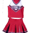 OEM Service Uniform Cheerleading Skirt 2018 Cheerleading Uniform:shell Top and Skirt
