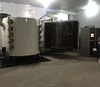 Double gate metal vacuum metallizing coating machine
