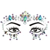 Women Acrylic Resin Face Eye Eyebrows Rhinestone Stickers Gem crystal stickers