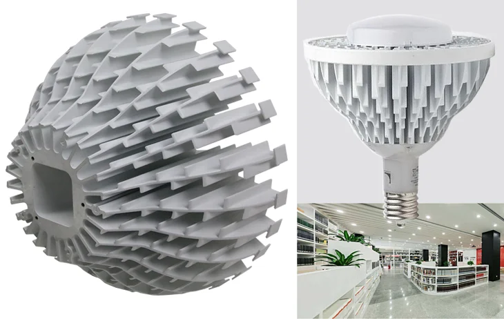 l shape aluminum extruding heatsink