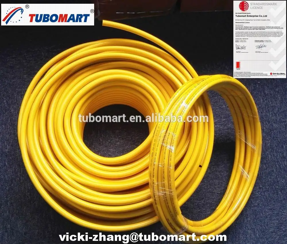 Pex Al Pex Natural Gas Pipe For Natural Gas System With Standardsmark