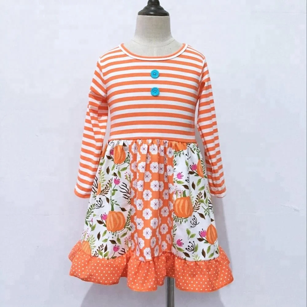 Bulk Wholesale Kids Girls pumpkin dress patch long sleeve Cotton Baby Dress, As picture
Bulk Wholesale Kids Girls pumpkin dress patch long sleeve Cotton Baby Dress, As picture