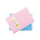 Soft white 100% bamboo fiber multifold baby hand towels