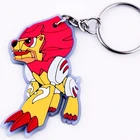 Factory wholesale custom pvc 3d key chain soft rubber keychain