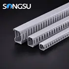 Factory supply custom attractive price fire resistanc pvc wire duct cable trunking