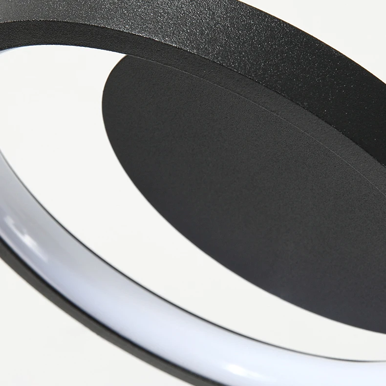 Guzhen factory direct sale Modern style LED black Branched led chandelier aluminium surface mounted led ceilling lighting