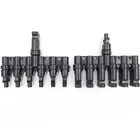 6 in 1 T Branch solar connector MC4 6 to 1 T Branch 30A solar connector